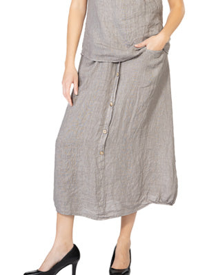 Cherishh- Taupe Skirt with Pockets
