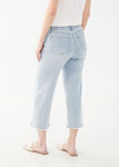 FDJ- Embroidered Pull-on Wide Crop Denim