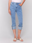 Charlie B- Jeans with Snap Bottom
