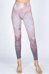 MRENA- Ombre Pink Animal Print Legging