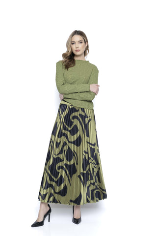 Picadilly- Pleated Long Skirt