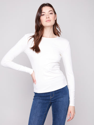 Charlie B- Long Sleeve Crew Neck