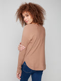 Charlie B- Round Hem Sweater