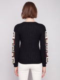 Charlie B- Crochet Sleeve Sweater
