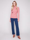 Charlie B- Ribbed Mock Neck Sweater