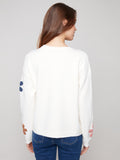 Charlie B-Sweater with Boucle Flowers