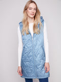 Charlie B - Long Pearlized Puffer Vest
