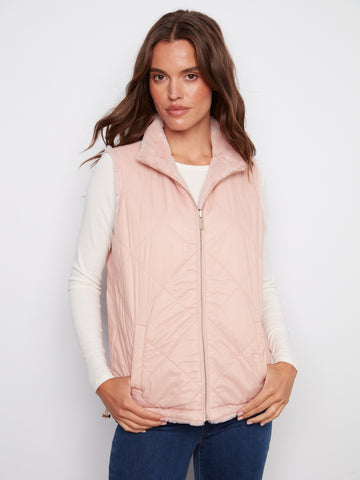 Charlie B - Reversable Faux Fur Vest