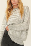 Promesa - Zebra print pullover sweater