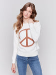 Charlie B- Peace Sign Sweater