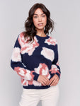 Charlie B - Hairy Floral Jacquard Sweater