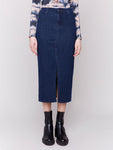 Charlie B- Long Denim Skirt