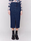 Charlie B- Long Denim Skirt