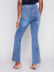 Charlie B- Embroidered Bell Bottom Jean