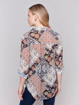 Charlie B- Printed Blouse