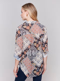 Charlie B- Printed Blouse