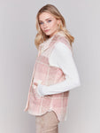 Charlie B - Bucle Plaid Long Vest