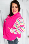 Haptics - You Got This Hot Pink Puffer Vest