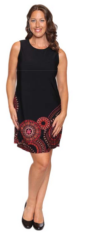 Papa Fashions - Ity Zip Black Dress
