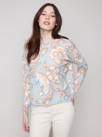 Charlie B - Baroque Long Sleeve Sweater