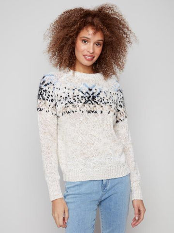 Charlie B - Jacquard Knit Sweater