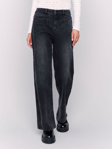 Charlie B- Heart Pocket Pant