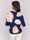 Charlie B - Hairy Floral Jacquard Sweater