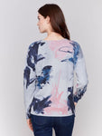 Charlie B - Plushy Abstract Print Sweater