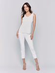 Charlie B- Reversible Bamboo Cami - Greige