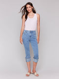 Charlie B- Jeans with Snap Bottom