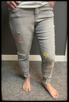 Charlie B - Painted Raw Edge Pant